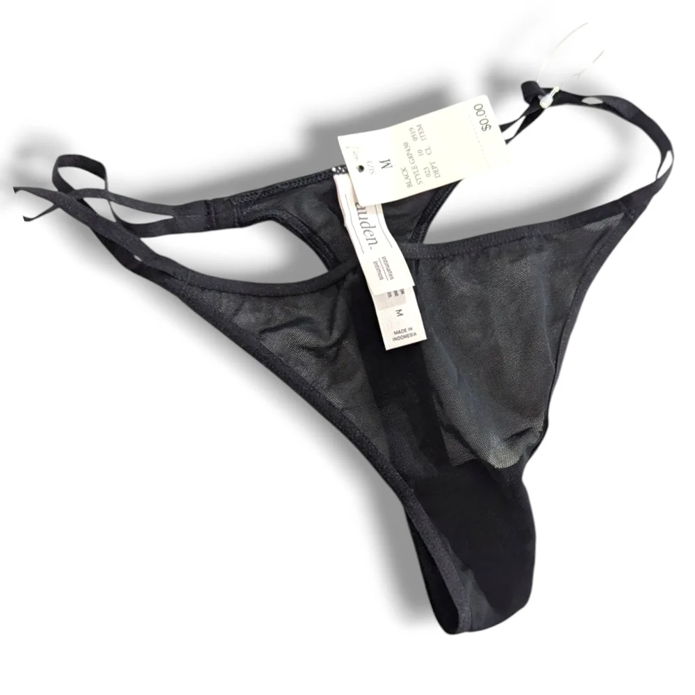 NWT Auden Black Chemise And Thong, lace, Push-up, Strappy, Size Medium - Picture 3 of 16